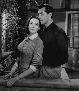 Linda Darnell and Rick Jason in 'This is My Love'